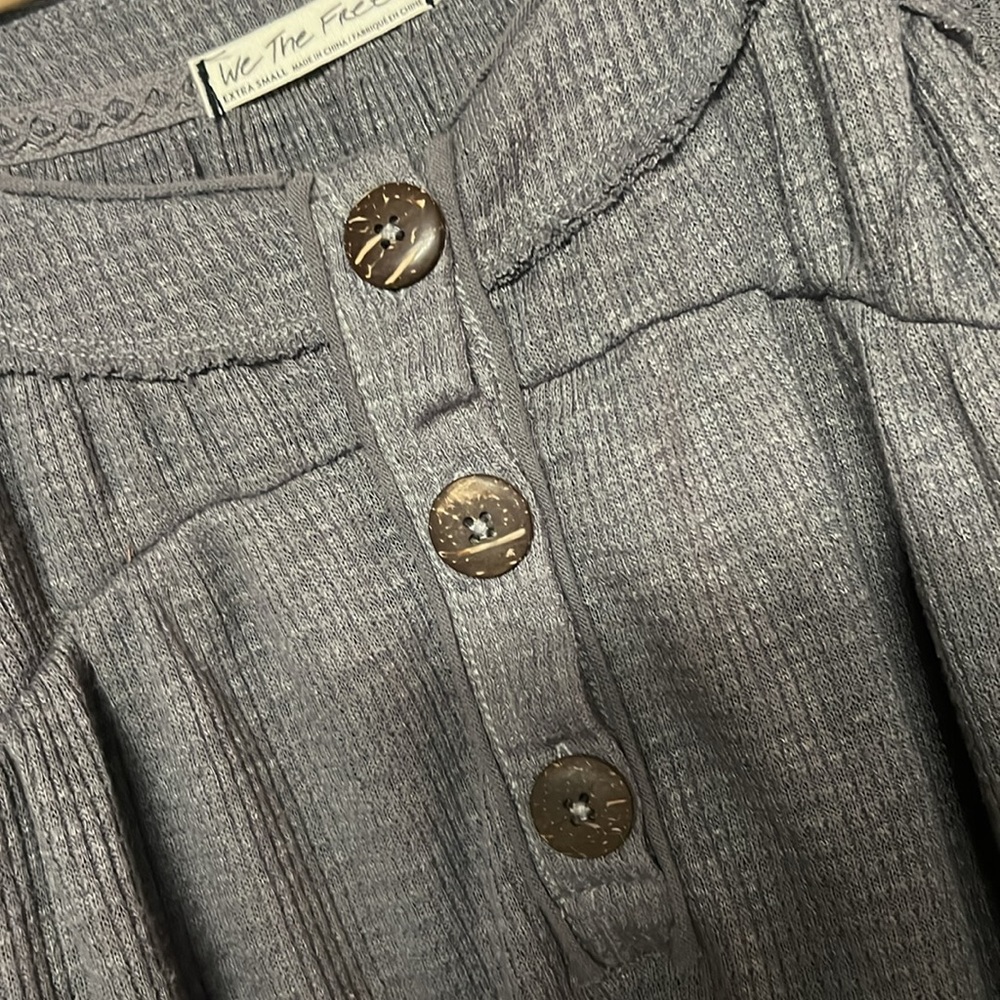 We The Free Ribbed Henley - Picture 2 of 4